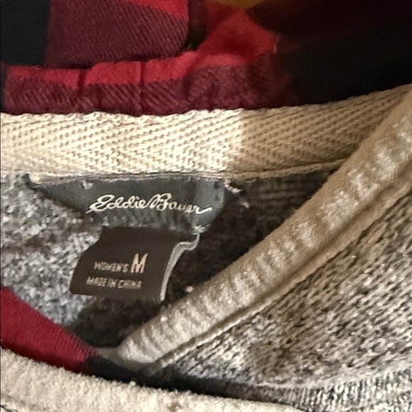 Eddie Bauer Heathered Gray Women's Hoodie - Picture 2 of 7